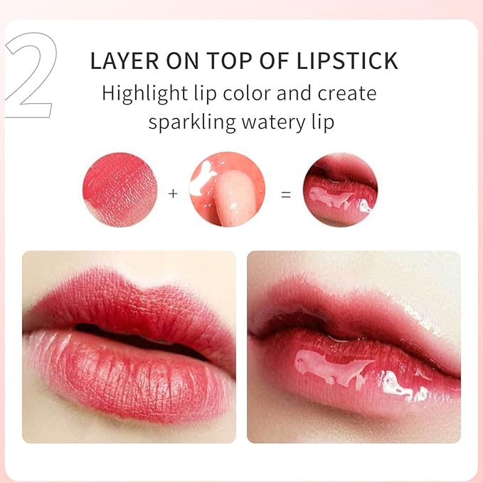 Hydrating Lip Glow Oil 7 Colors Moisturizing Lip Hydrating