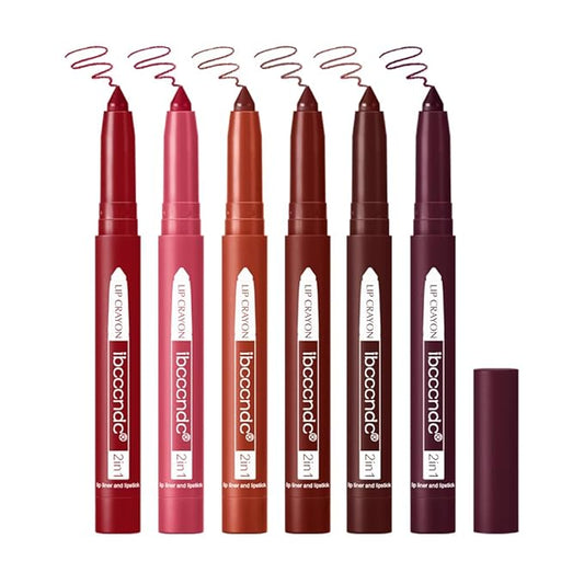 ibcccndc 6PCS Lip Liner and Lipstick