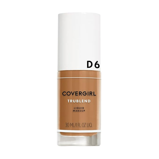 COVERGIRL truBlend Liquid Foundation Makeup Toasted Almond D6, may vary) 1 oz