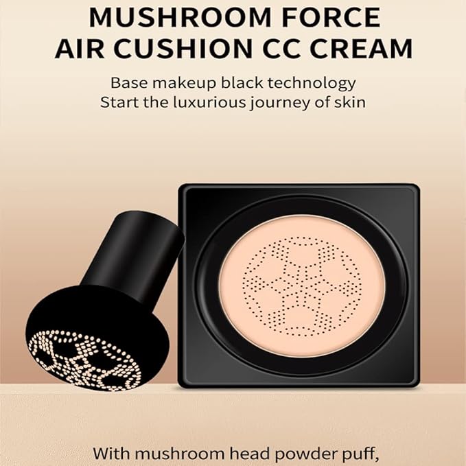 OCHEAL Mushroom Head Air Cushion BB Cream Foundation Compact Ivory