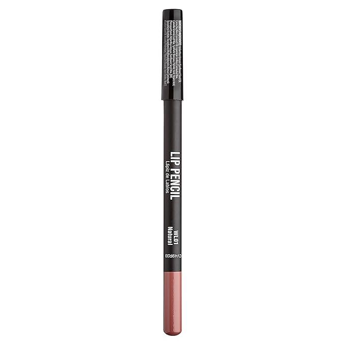 KISS New York Professional Slim Lip Pencil, Creamy Soft Lip Liner, Smooth Long-Lasting Rich Lip Color, Natural Lip Makeup, Water-Resistant Lip Crayon (Natural)