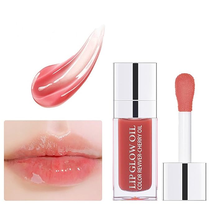 Hydrating Lip Glow Oil Set, Plumping Lip Oil Hydrating