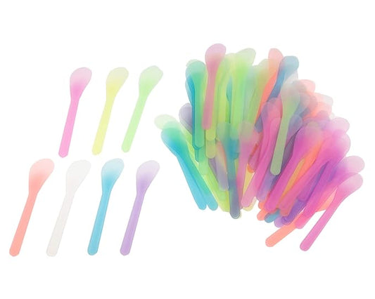 100 PCS Cosmetic Spatula for Makeup Face Mask
