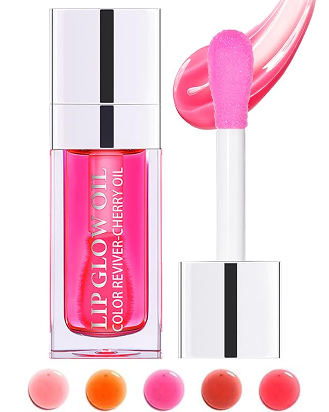 Hydrating Plumping Lip Glow Oil,Shine Tinted Gift