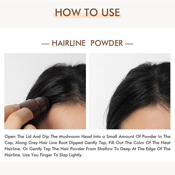 Hairline Powder Stick, Dark Brown