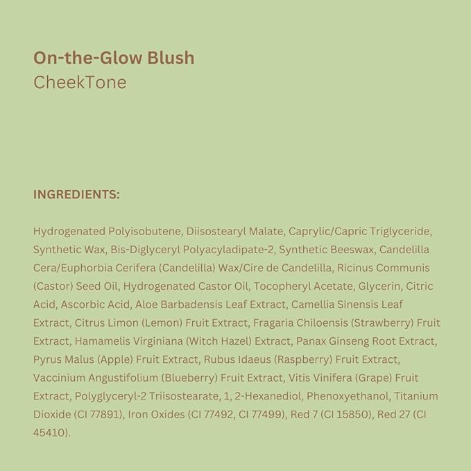 Pixi On-the-Glow Blush - CheekTone, pH Reactive Hydrating Tinted Moisture Blush Stick with Ginseng, Aloe Vera & Fruit Extracts, For Cheeks & Lips, 19g / 0.6oz, Paraben-Free