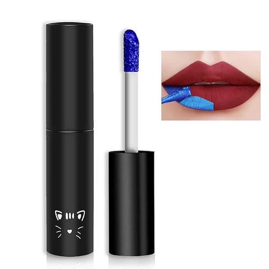 Peel Off Lip Stain Lip Tint Matte Liquid Lipstick Nude Lip Gloss Long Lasting Waterproof Lip Tint Stain Non-stick Cup Peel Off Lipstick Lip Makeup for Women Girls - 04