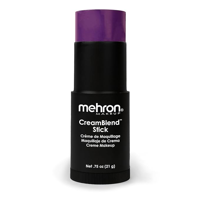 Mehron Makeup CreamBlend Stick - Body Paint (.) (.) (PURPLE) 75 oz