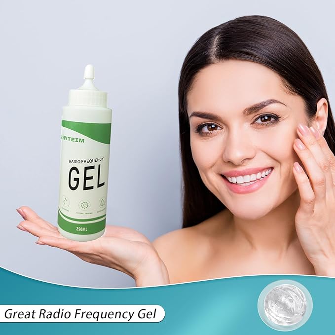 Hydrating Radio Frequency Gel, Facial Conductive Gel for Microcurent Body Contouring & Skin Tightening Pack of 1