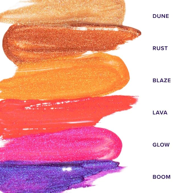 UNICORN SNOT Liquid Metal Lip Paint - Metallic Lip Gloss - Non-drying, Long-lasting Liquid Lipstick, Intense Pigment Color with Metallic Shimmer - Vegan, Cruelty-Free Makeup, Orange (Blaze)