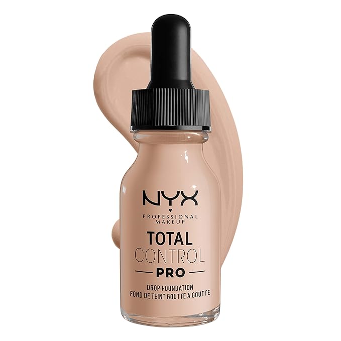 NYX PROFESSIONAL MAKEUP Total Control Pro Drop Foundation, - Porcelain