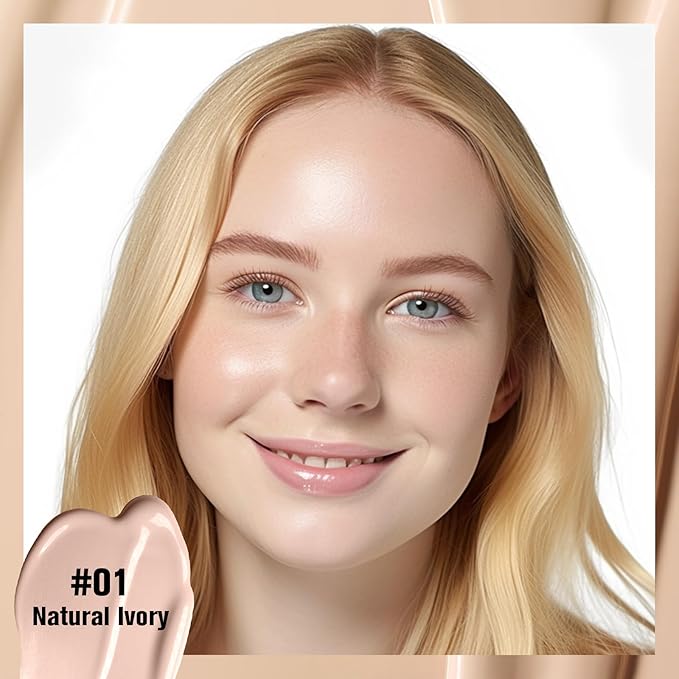 UCANBE Matte Liquid Foundation with Brush, Serum Foundation fl. oz.