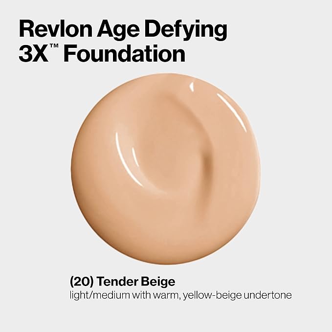 Revlon Age Defying 3X Makeup Foundation, Firming, Lifting fl oz