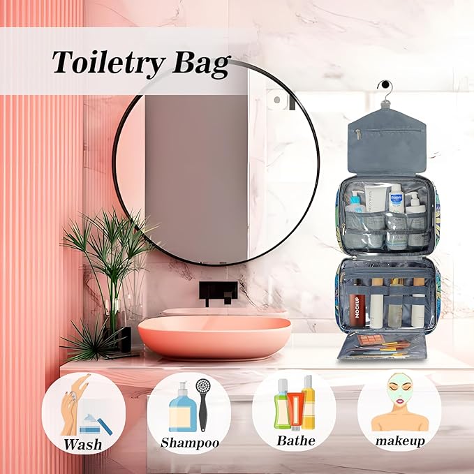 Baglher travel toiletry bag for