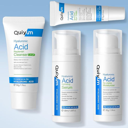 Hyaluronic Acid Skin Care Set, Hydration