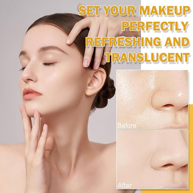 Mineral Sunscreen Setting Powder, Translucent Oil Natural Matte (#1 Translucent)