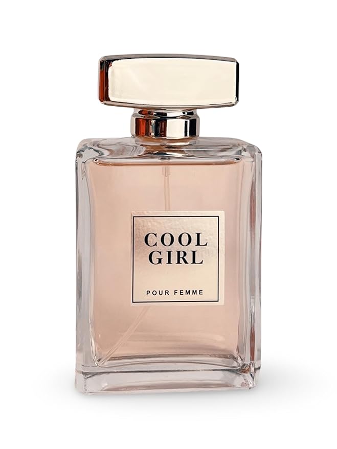 COOL GIRL Pour Femme Eau de Parfum for Women, 3.4 Fl Oz, Radiant Citrus Floral Fragrance