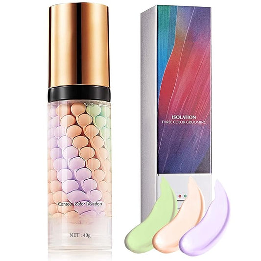 1 Pcs One Step Color Corrector,Natural Isolation Cream,Face