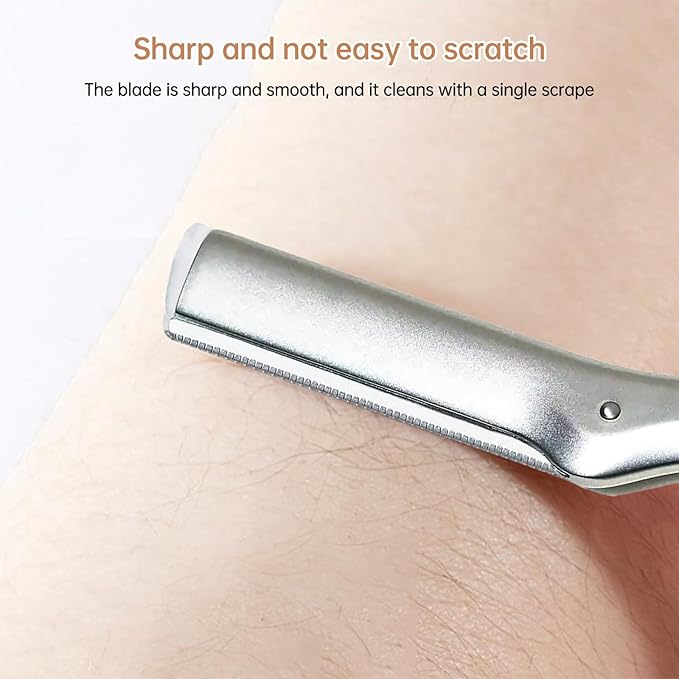 Facial Razor Replacement Blades Be suitable for Twee zerman Stainless steel blade 20 Count (Pack of 1)