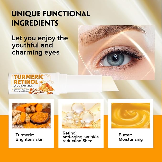 Turmeric retinol eye stick,eye balm
