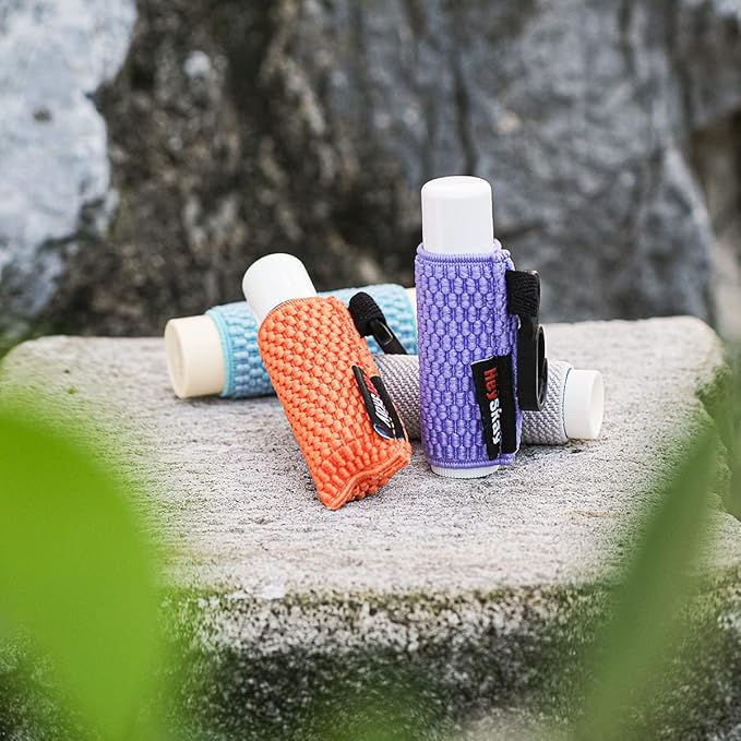 3PCS Lip Balm Holder Sleeves Keychain