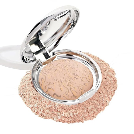 Marbleized Baked Foundation Makeup, Balance and Brighten Color MEDIUM, 0.) 32 Oz