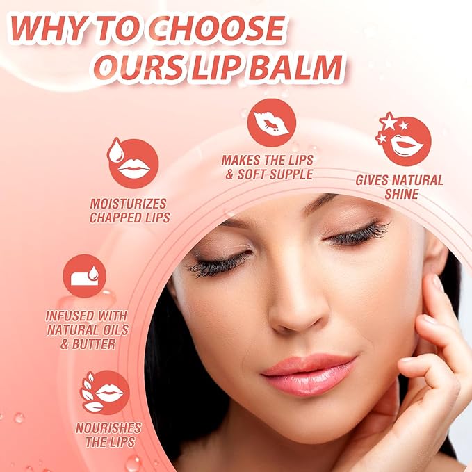 Big Brush Head Hydrating Lip Glow Oil Plumping Lip Tint, Hydrating Lip Gloss Tinted Lip Balm Transparent Lip Care, Long Lasting Nourishing Non-sticky Fresh Texture (Chocolate)