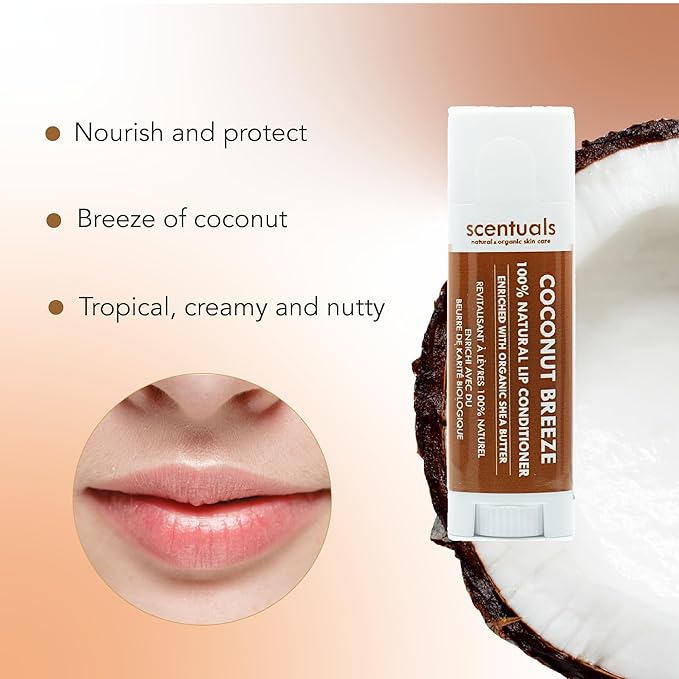 Lip Balm Set of 3, Made Natural