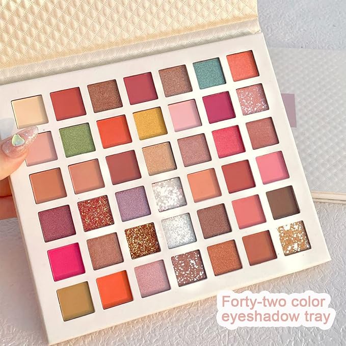 KAIQIKAIXI 42 Colors Eye shadow Palette Eye Makeup