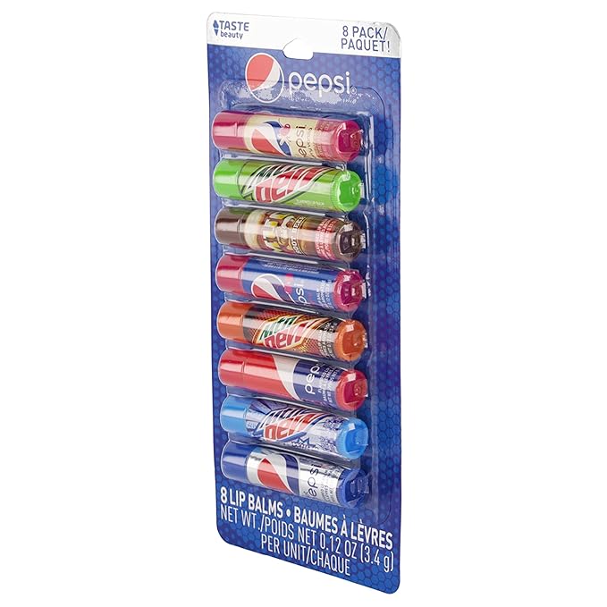Taste Beauty Pepsi 8 Pack Lip Live