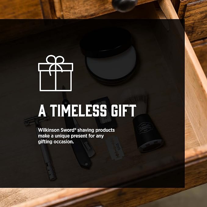 Wilkinson Sword Double Edge Razor for Men With 5 Double Edge Razor Blades Refills