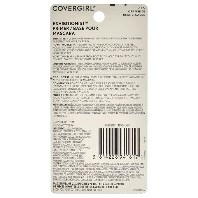 COVERGIRL Exhibitionist Mascara Primer, Off White 0.3 fl 0.3 fl oz