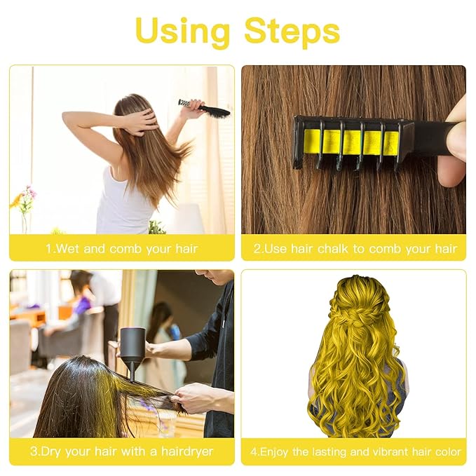 MSDADA New Hair Chalk Comb