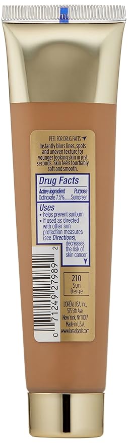 L'Oréal Paris Visible Lift Blur Foundation, Sun Beige, fl. oz.