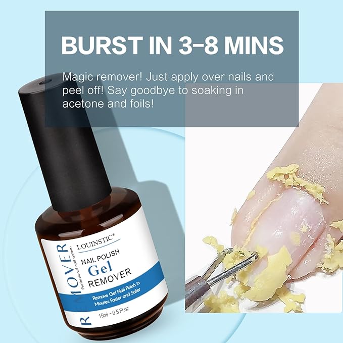 LOUINSTIC Nail Polish Gel Remover