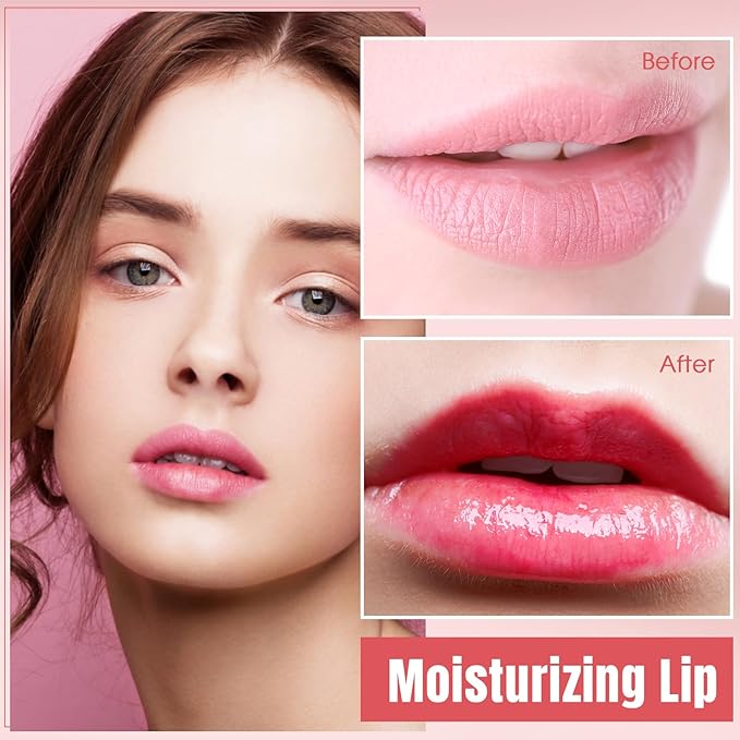 12 Pcs Lip Tint Stain Set 6 Colors Lip