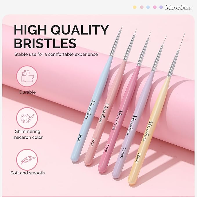 MelodySusie Nail Art Liner Brushes