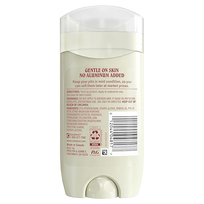 Old Spice, GentleMan's Deodorant Aluminum Free - Lavender & Mint, 3 Ounce