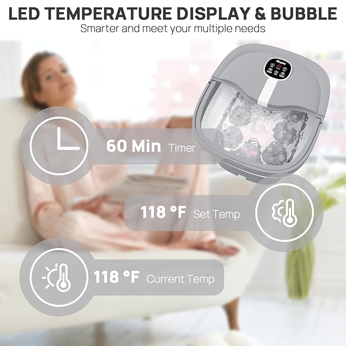 Hospan collapsible foot spa electric