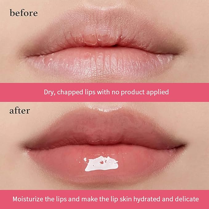 Watery Essence Lip Glaze,Moisturizing Nonstick Tinted Gloss Lip Oil,Glowy Lipstick, Long-Lasting Lip Stain, Lightweight Lip Tint, Jelly Hydrating Lipgloss for Women