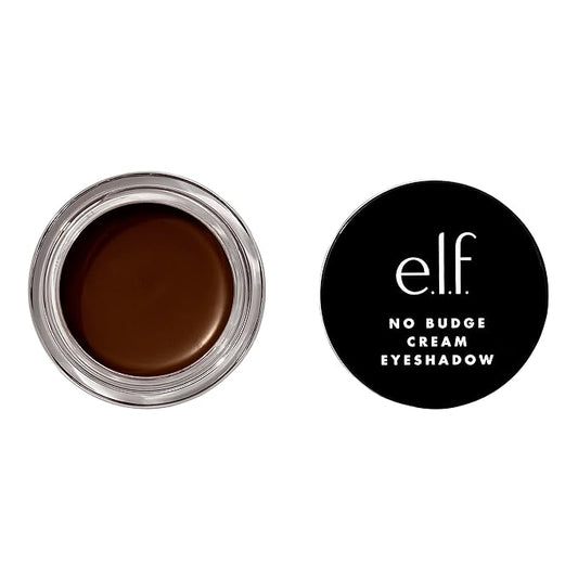e.l.f. No Budge Cream Eyeshadow, 3-in-1 Eyeshadow, Primer & Liner With Crease-Resistant Color & Stay-Put Power, Vegan & Cruelty-Free, Plateau, 81737