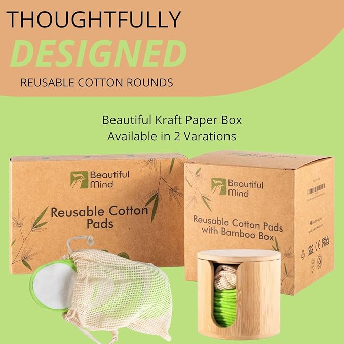 Reusable makeup remover pads -