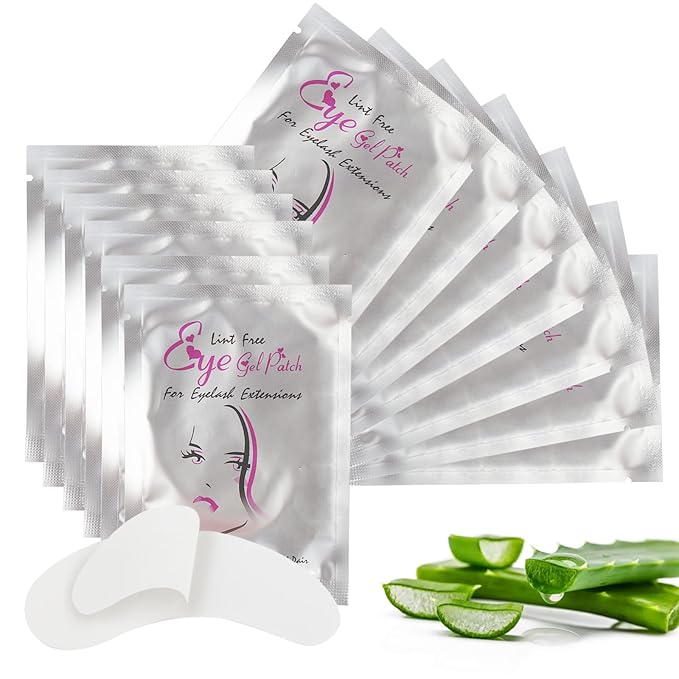 50pairs eyelash extension gel patches