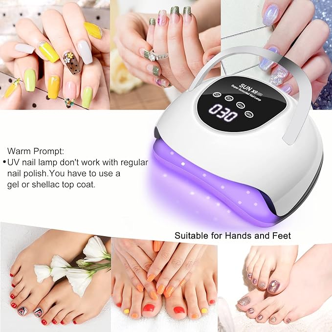 Wisdompark LED Nail Lamp 220W