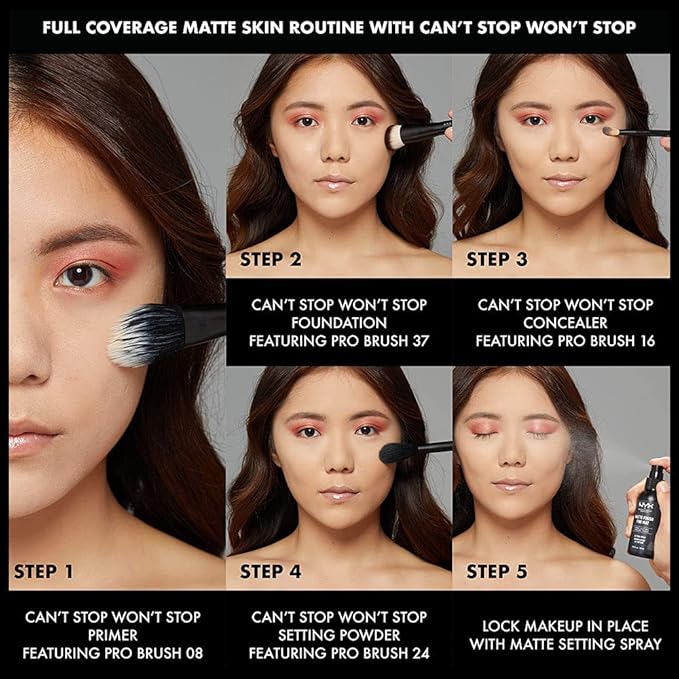 NYX PROFESSIONAL MAKEUP Can't Stop Won't Stop Foundation, - Natural