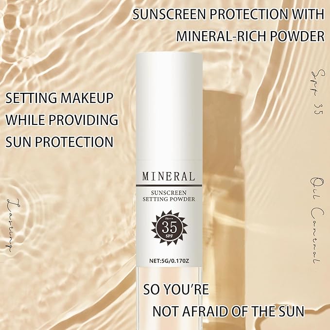 Mineral Sunscreen Setting Powder, SPF 35 Translucent Loose