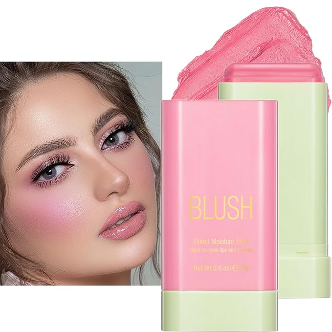 Blush Stick, Cream Blush Stick for Cheeks &