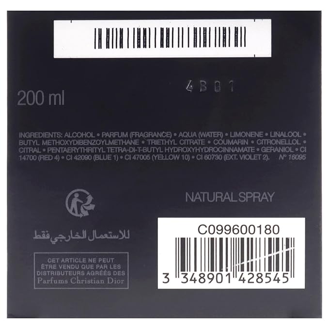 Dior Sauvage Eau De Parfum Spray for Men, 6.8 oz