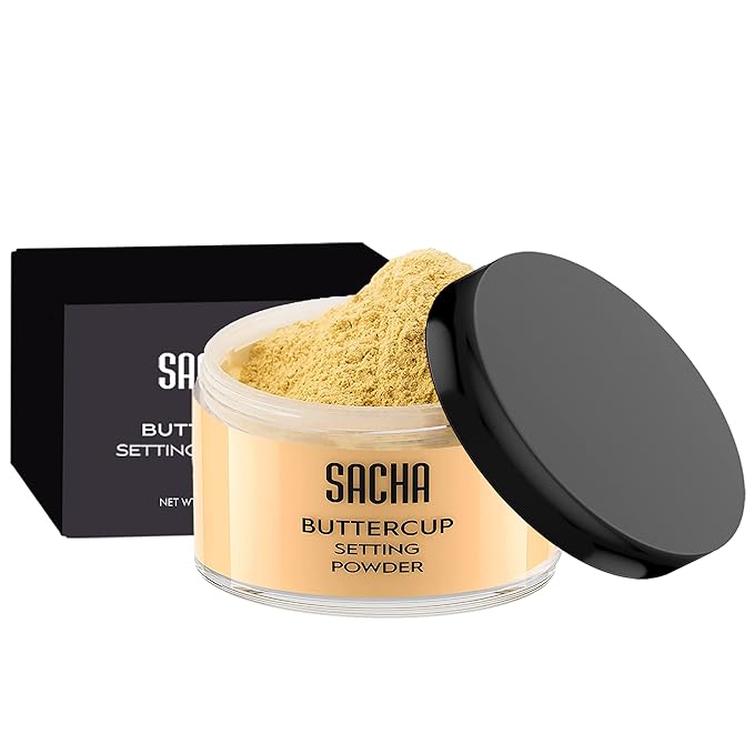 Sacha BUTTERCUP Setting Powder Makeup 1.75 Oz. Translucent 1.75 Oz