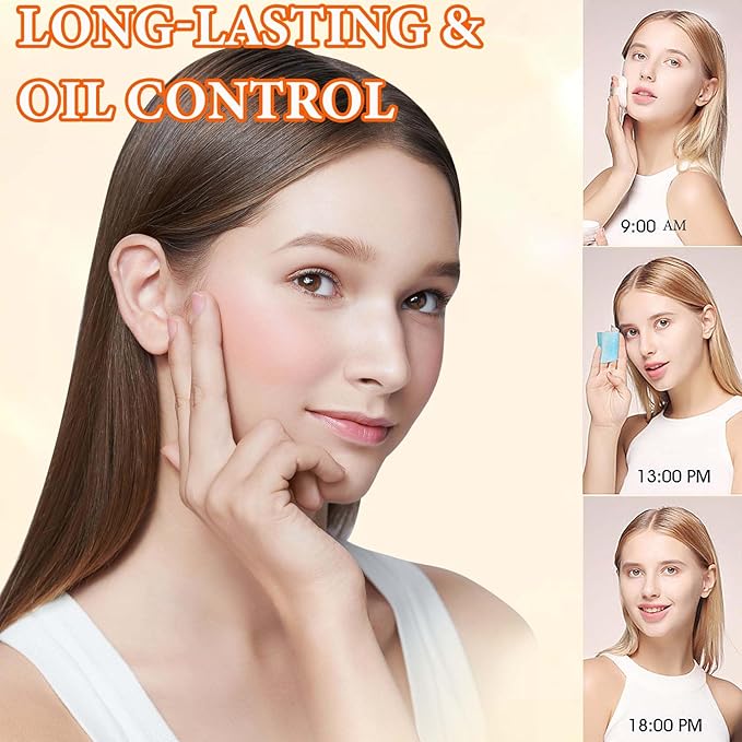 Oil Control Loose Face Powder,Translucent Setting Powder With